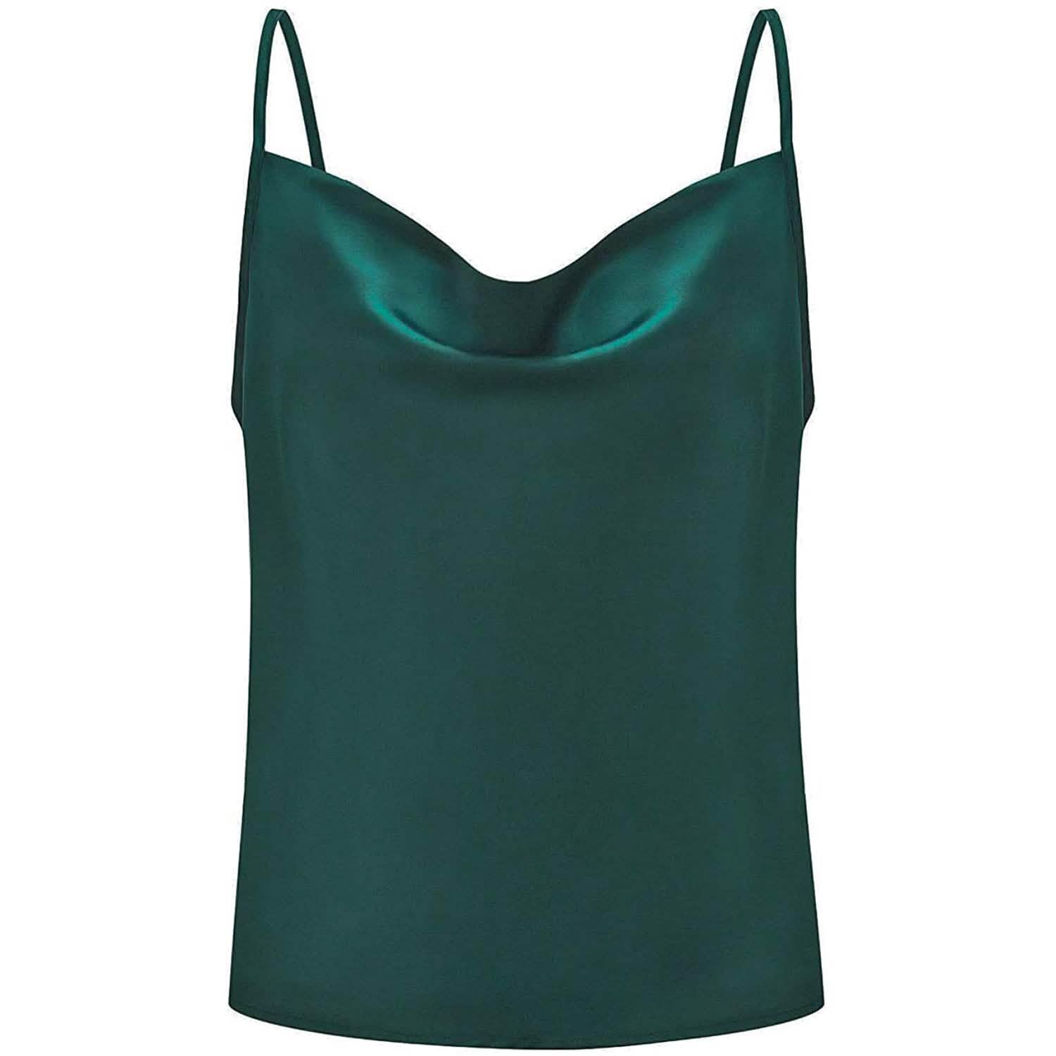 Women's Spaghetti Strap V-Neck Satin Suspender DailySale