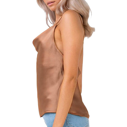 Women's Spaghetti Strap V-Neck Satin Suspender DailySale