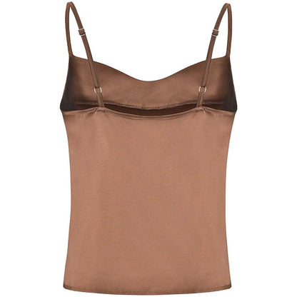 Women's Spaghetti Strap V-Neck Satin Suspender DailySale