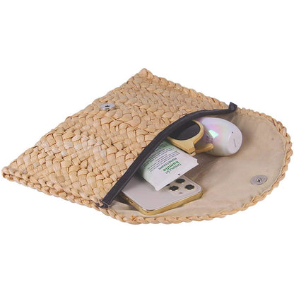 Women's Straw Clutch Purse DailySale