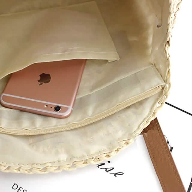 Women's Straw Tote Bag Boho Style DailySale