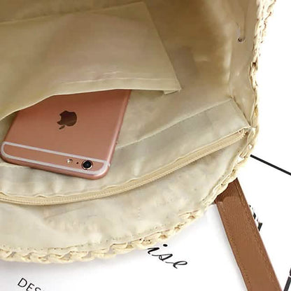 Women's Straw Tote Bag Boho Style DailySale