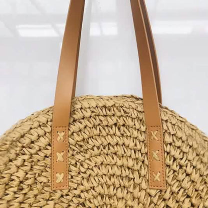 Women's Straw Tote Bag Boho Style DailySale