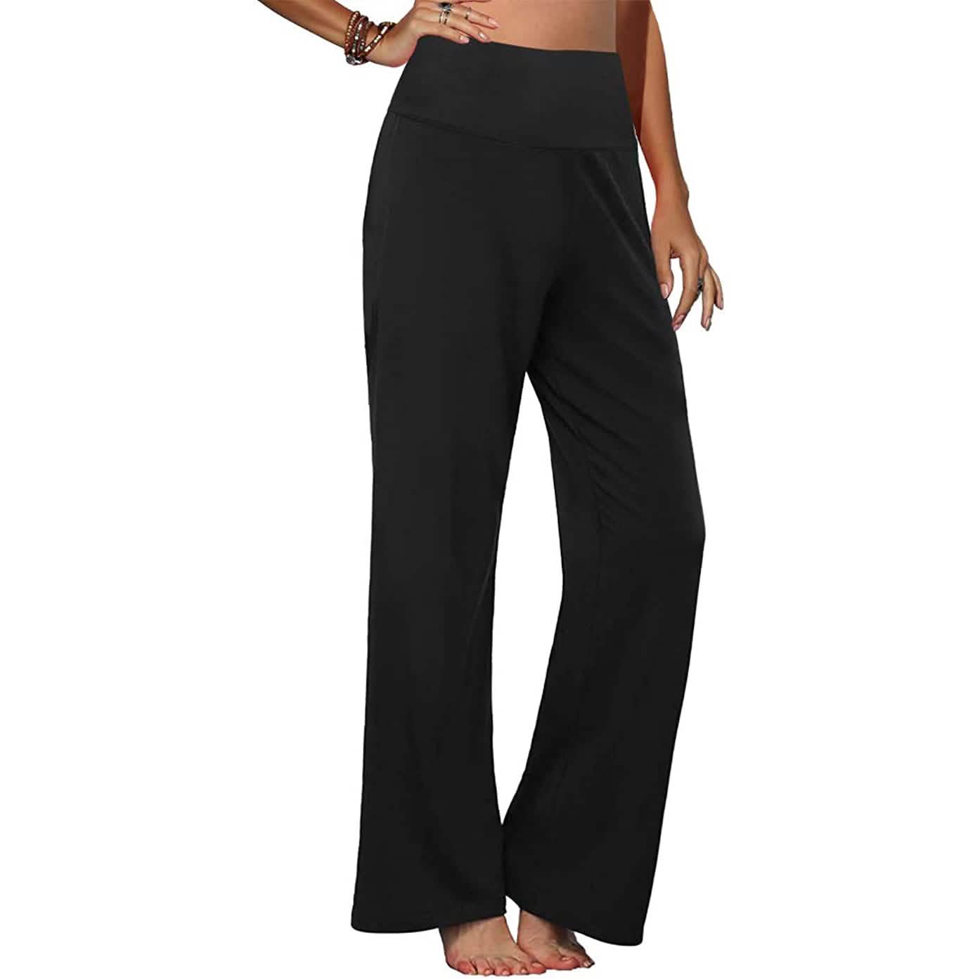 Women's Stretchy Wide Leg Lounge Pants DailySale