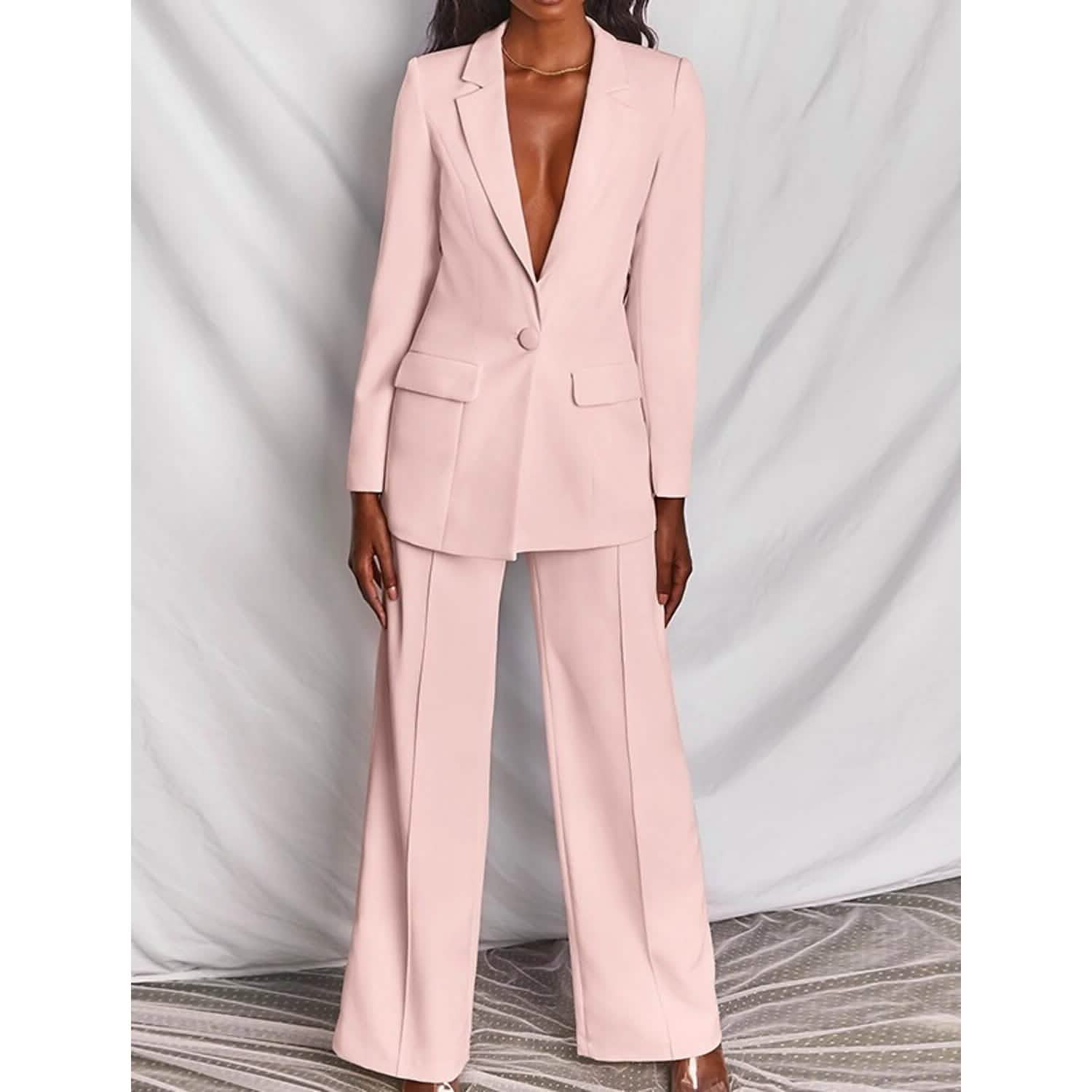 Women's Suits Regular Pocket Coat Formal Fashion DailySale