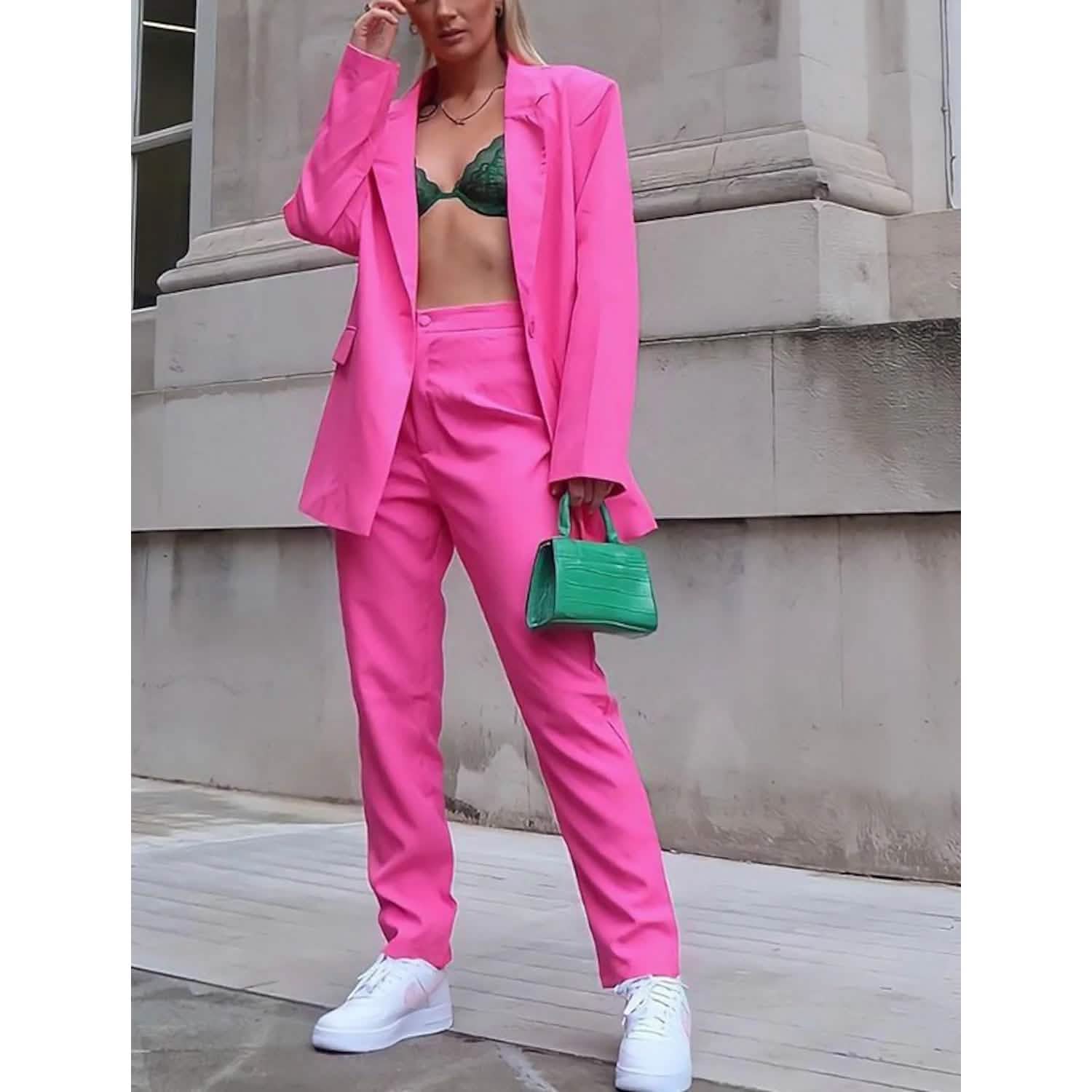 Women's Suits Regular Pocket Coat Formal Fashion DailySale