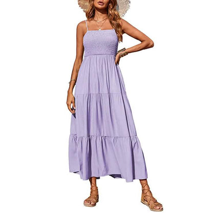 Women's Summer Boho Sleeveless Maxi Dress DailySale