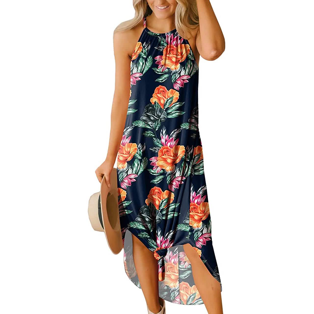 Women's Summer Slit Open Back Dress DailySale