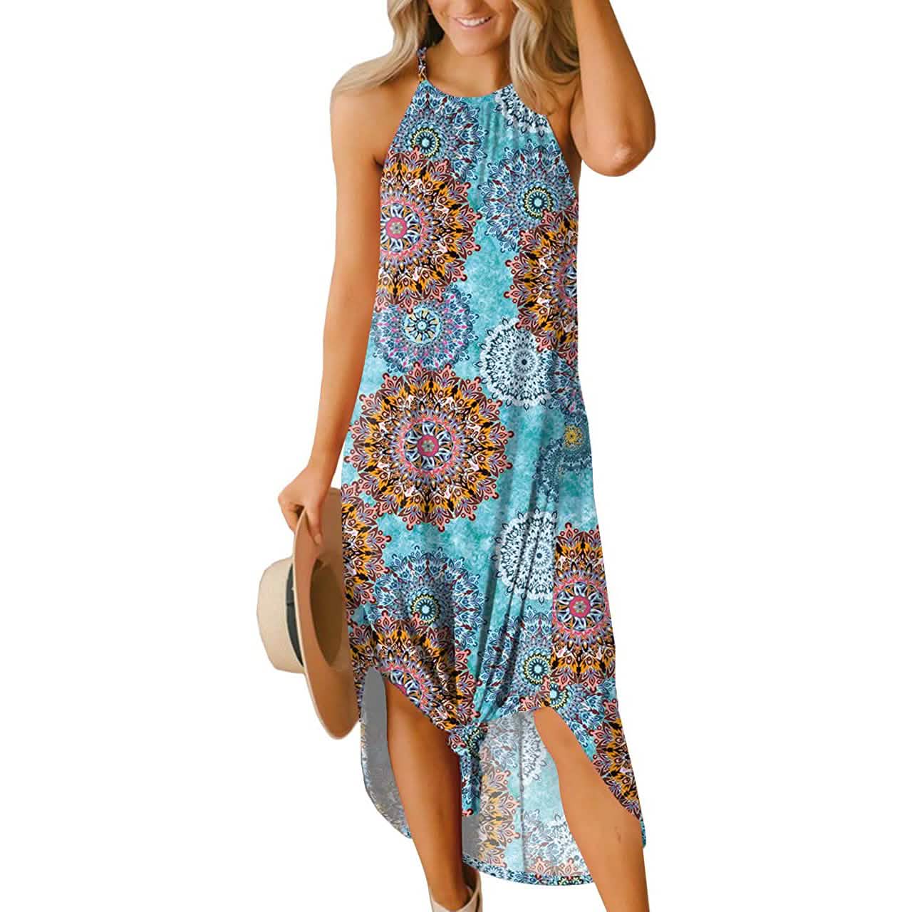 Women's Summer Slit Open Back Dress DailySale