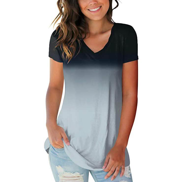 Women's Summer Tie Dye Short Sleeve T-Shirt DailySale