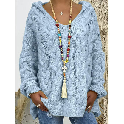Women's Sweater Oversized Pullover Jumper Knitted Solid Color DailySale