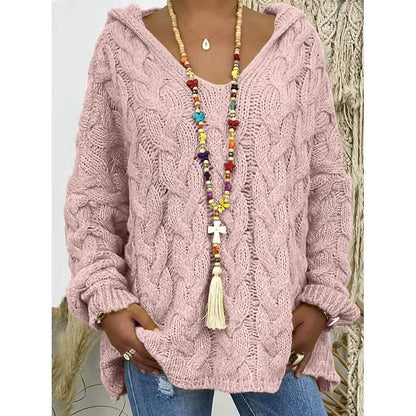 Women's Sweater Oversized Pullover Jumper Knitted Solid Color DailySale