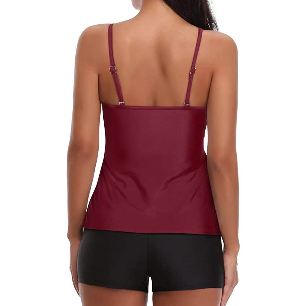 Women's Tankini Two Piece Tummy Control Bathing Suit DailySale