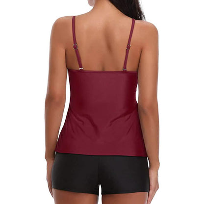 Women's Tankini Two Piece Tummy Control Bathing Suit DailySale