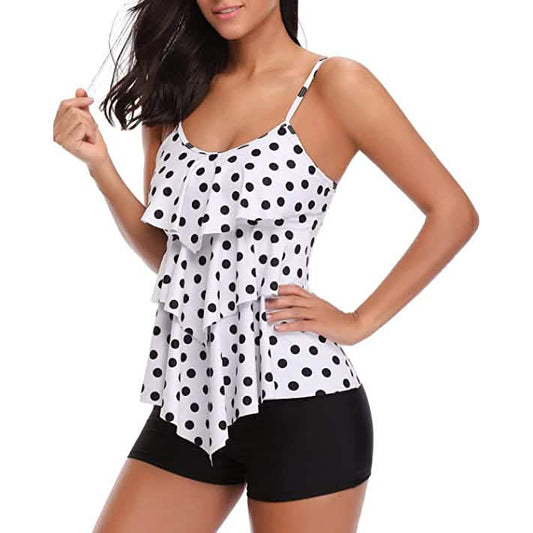 Women's Tankini Two Piece Tummy Control Bathing Suit DailySale