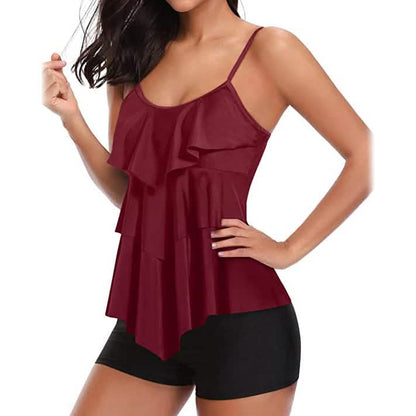 Women's Tankini Two Piece Tummy Control Bathing Suit DailySale