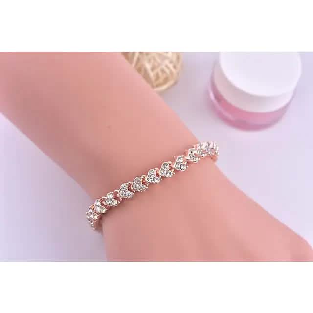 Women's Tennis Crystal Bracelet DailySale