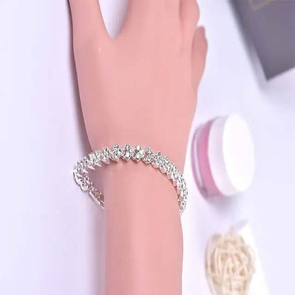Women's Tennis Crystal Bracelet DailySale