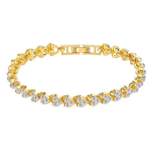 Women's Tennis Crystal Bracelet DailySale