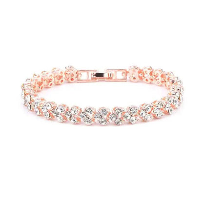 Women's Tennis Crystal Bracelet DailySale