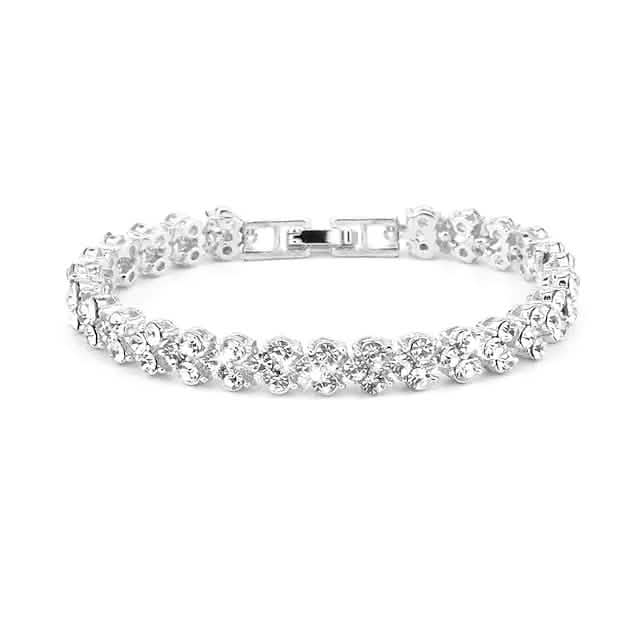 Women's Tennis Crystal Bracelet DailySale
