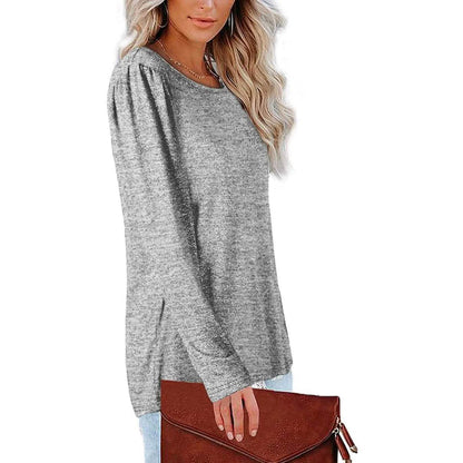 Womens Tops V Neck Summer Petal Sleeve Casual Tshirts DailySale