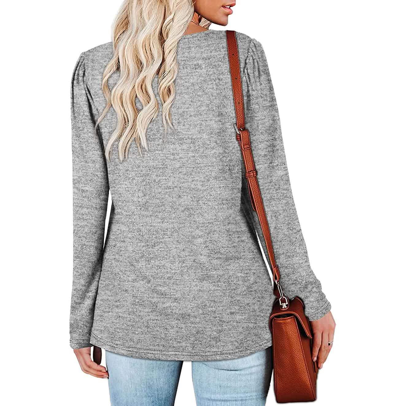Womens Tops V Neck Summer Petal Sleeve Casual Tshirts DailySale