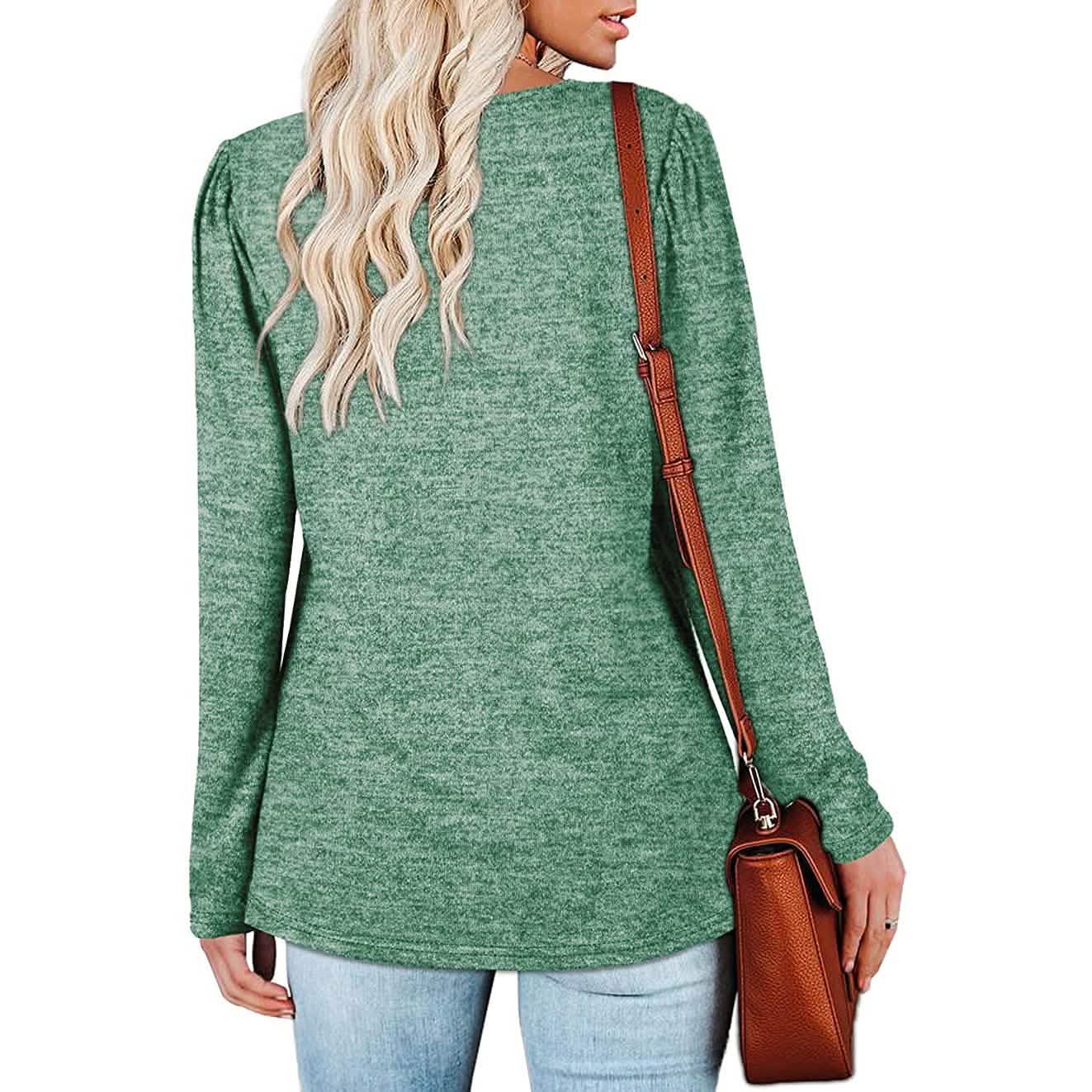 Womens Tops V Neck Summer Petal Sleeve Casual Tshirts DailySale
