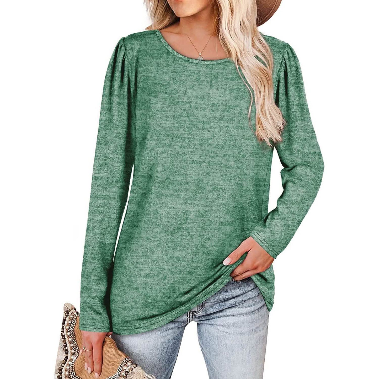Womens Tops V Neck Summer Petal Sleeve Casual Tshirts DailySale