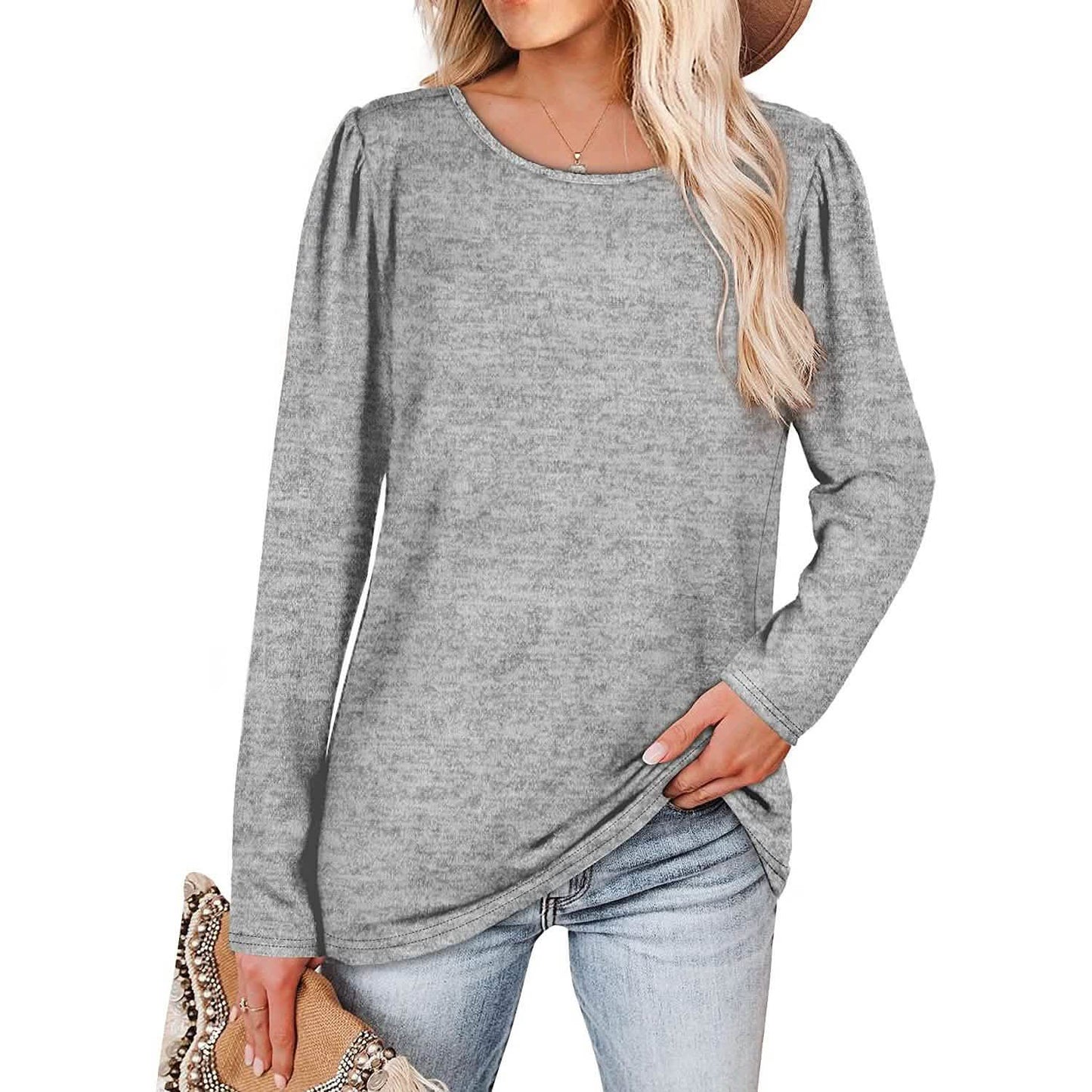 Womens Tops V Neck Summer Petal Sleeve Casual Tshirts DailySale