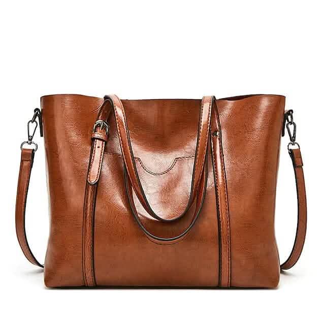 Women's Tote Shoulder Bag PU Leather DailySale