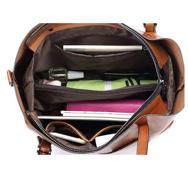 Women's Tote Shoulder Bag PU Leather DailySale