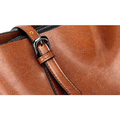 Women's Tote Shoulder Bag PU Leather DailySale