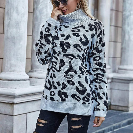 Women's Turtleneck Knitted Sweater Long Sleeves DailySale
