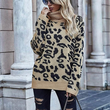 Women's Turtleneck Knitted Sweater Long Sleeves DailySale