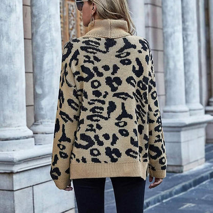 Women's Turtleneck Knitted Sweater Long Sleeves DailySale