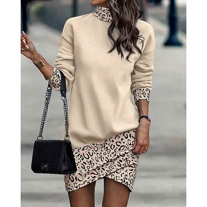 Women‚Äòs Turtleneck Sweatshirt Dress DailySale
