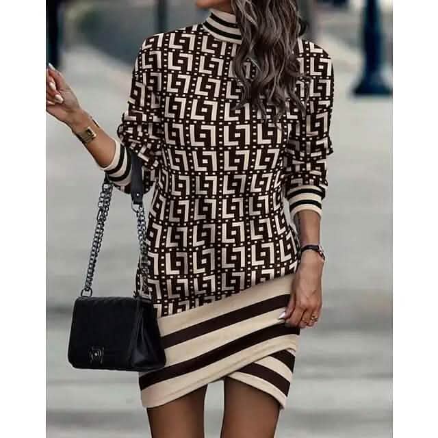 Women‚Äòs Turtleneck Sweatshirt Dress DailySale