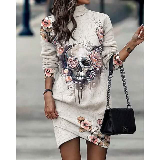 Women‚Äòs Turtleneck Sweatshirt Dress DailySale