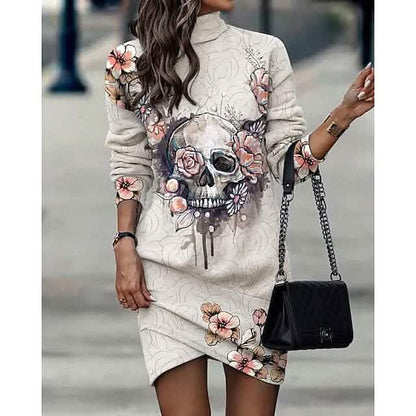 Women‚Äòs Turtleneck Sweatshirt Dress DailySale