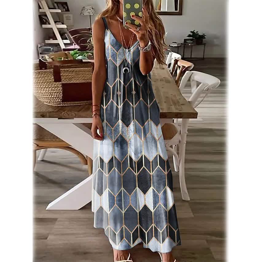 Women's V-Neck Elegant Casual Dress DailySale