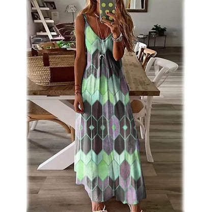 Women's V-Neck Elegant Casual Dress DailySale