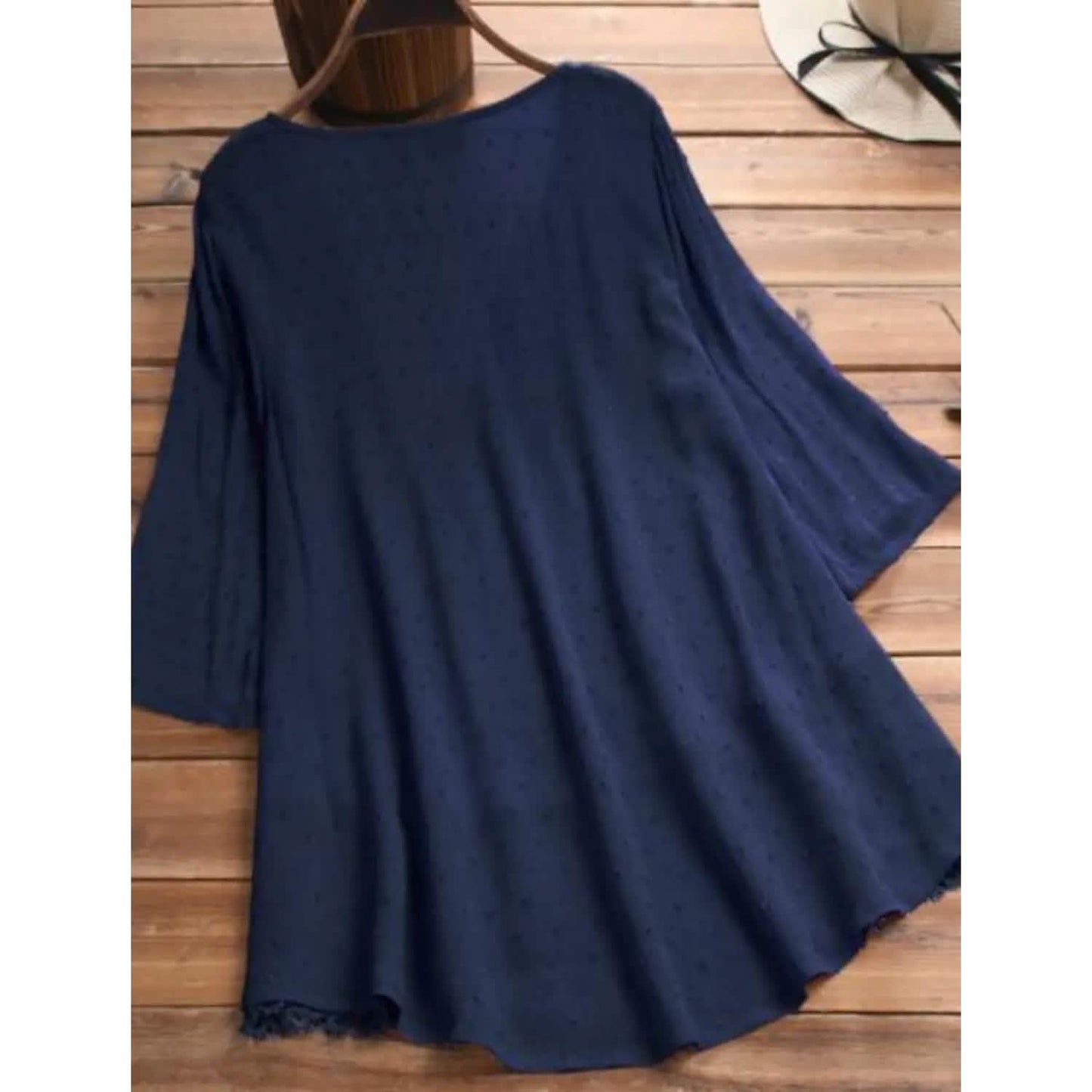 Women's V-Neck Floral Lace Top DailySale