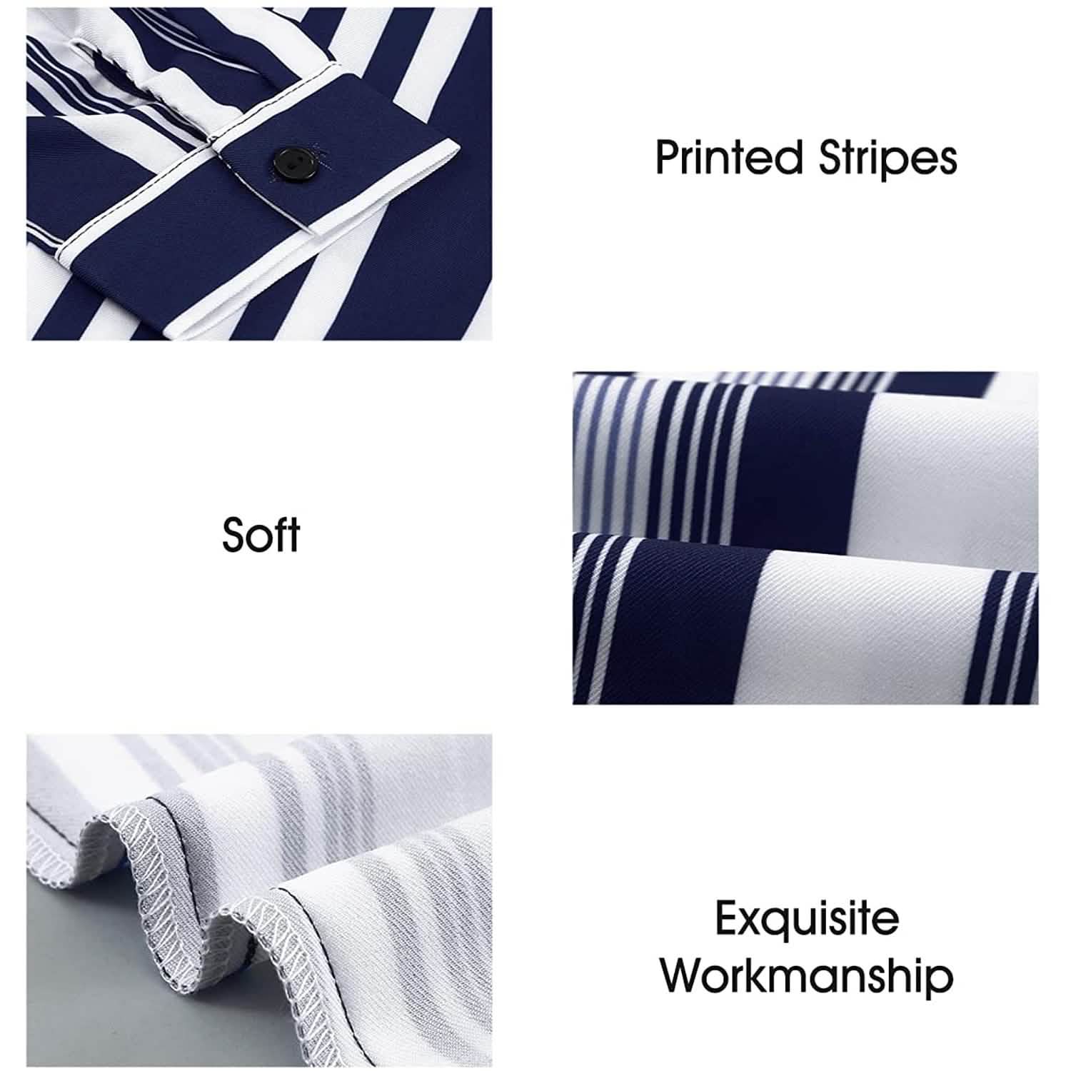 Womens V Neck Striped Roll up Sleeve Button Down Blouses Top DailySale