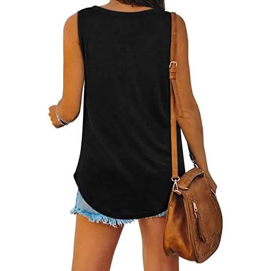 Women's V Neck Tank Top DailySale