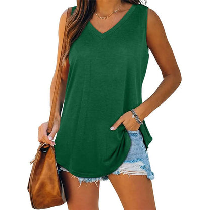 Women's V Neck Tank Top DailySale