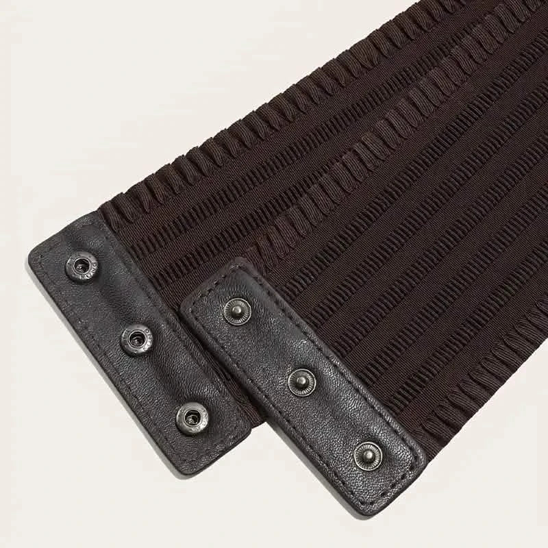 Women's Wide Belt Stretchy Dress Belts DailySale