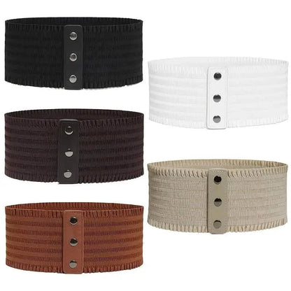 Women's Wide Belt Stretchy Dress Belts DailySale