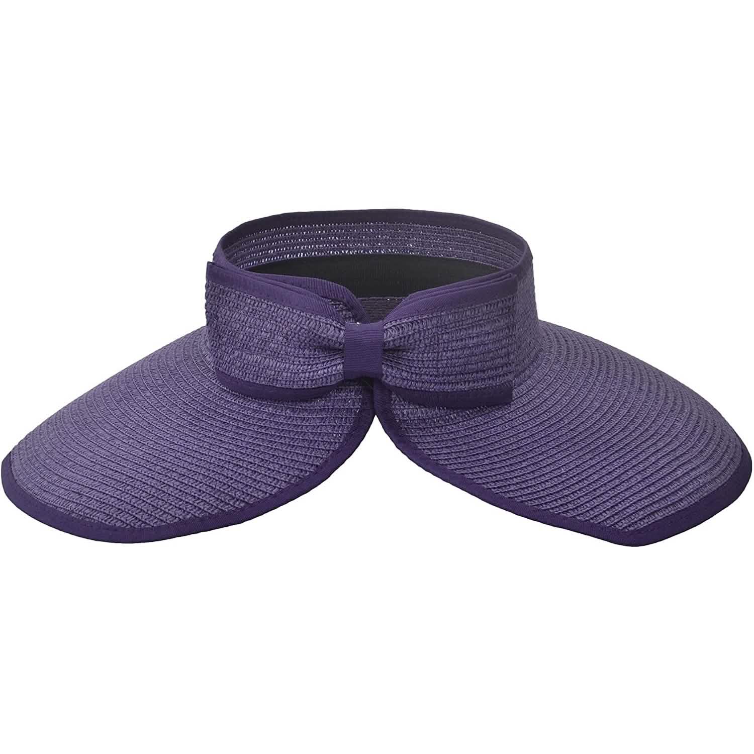 Women's Wide Brim Roll-up Straw Sun Hat Sun Visor DailySale