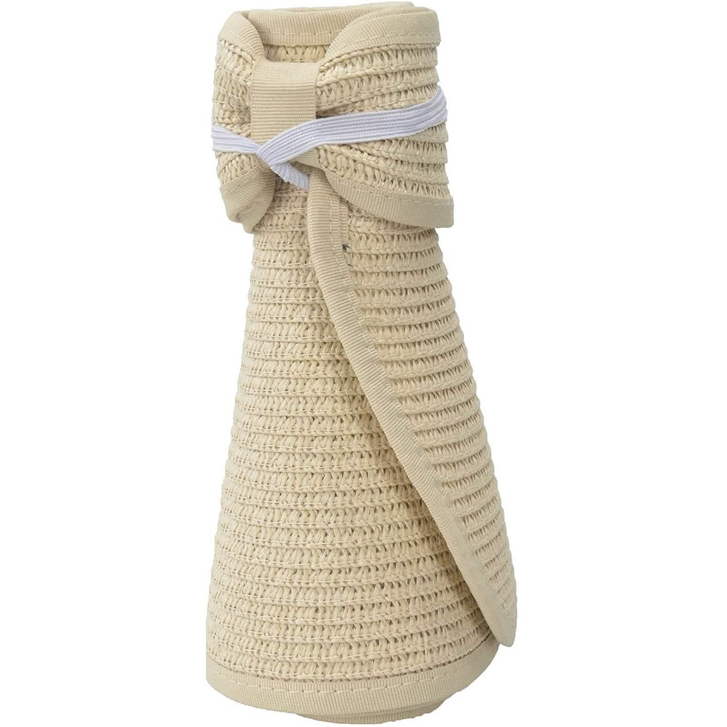 Women's Wide Brim Roll-up Straw Sun Hat Sun Visor DailySale